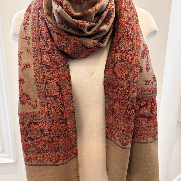 Earth Tones Warm Beautiful Pashmina scarf stole wrap shawl - Picture 1 of 10
